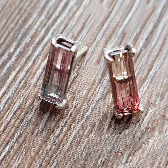 Natural Watermelon Tourmaline, Afghan, 2.5 CT, 14 KT gold setting - Picture 2 of 4